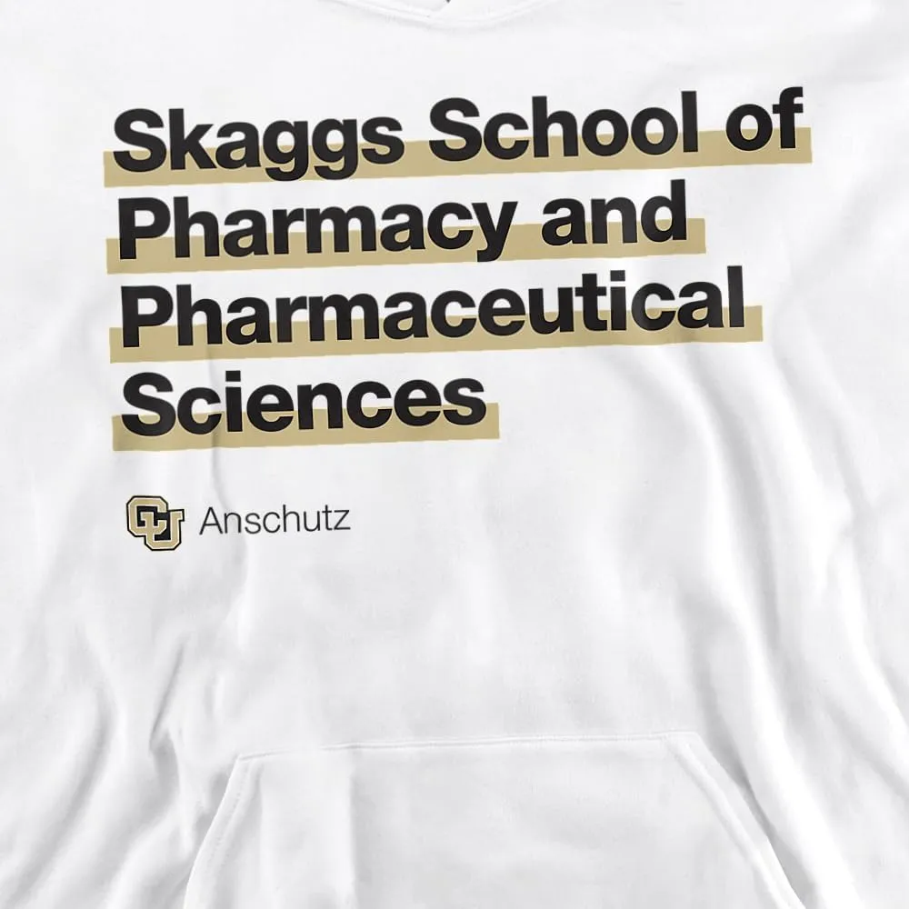 LOGOVISION University of Colorado Anschutz Medical Campus Skaggs School of Pharmacy Youth Kids Boy/Girls Pull-Over Hoodie