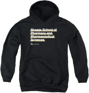 LOGOVISION University of Colorado Anschutz Medical Campus Skaggs School of Pharmacy Youth Kids Boy/Girls Pull-Over Hoodie