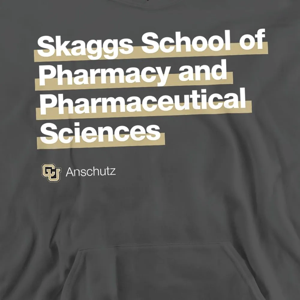 LOGOVISION University of Colorado Anschutz Medical Campus Skaggs School of Pharmacy Youth Kids Boy/Girls Pull-Over Hoodie