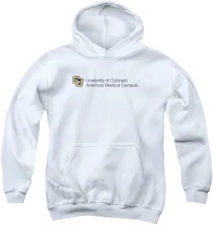 LOGOVISION University of Colorado Anschutz Medical Campus Stacked Youth Kids Boy/Girls Pull-Over Hoodie