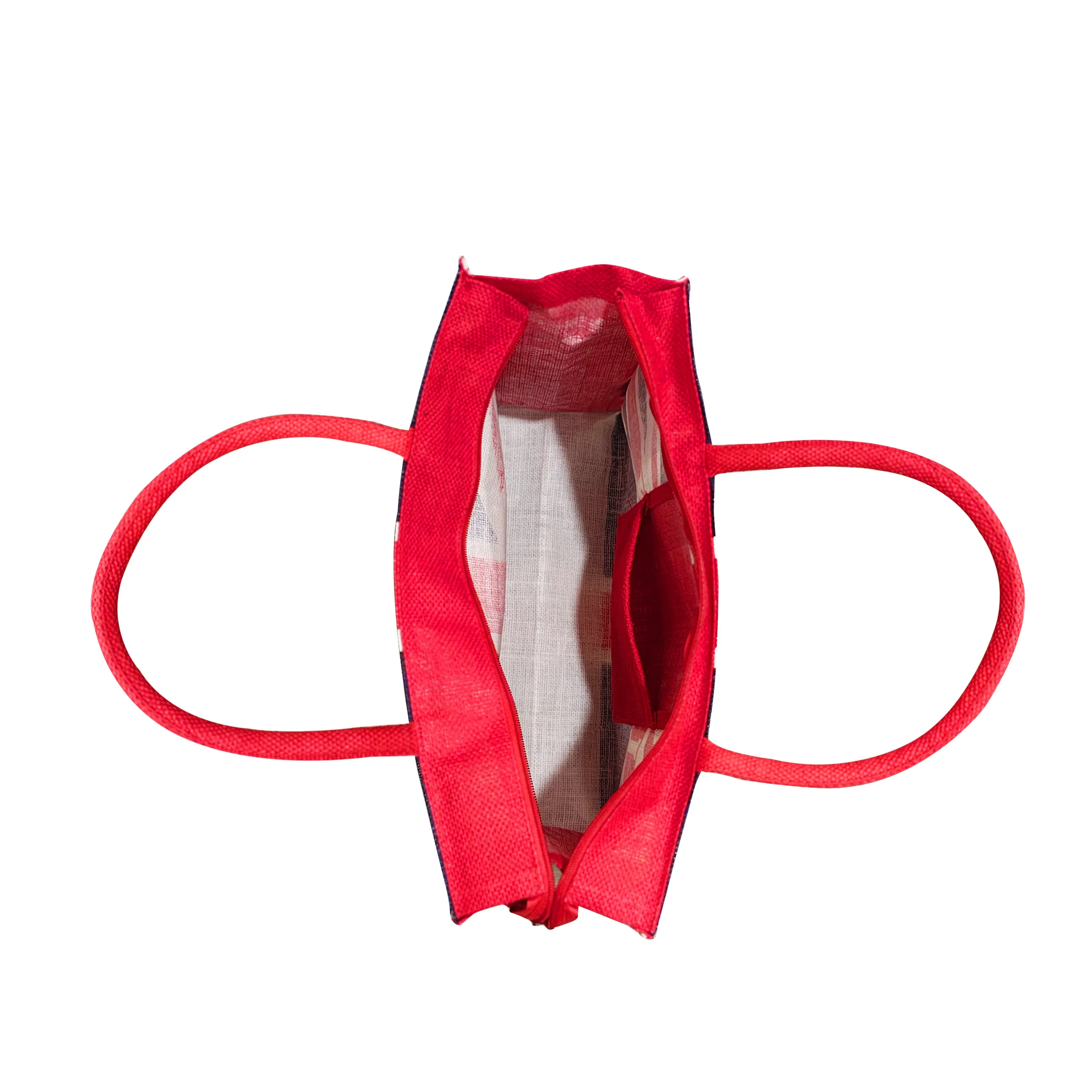 LONDON CALLING FLAG BAG WITH ZIPPER