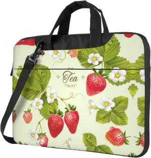 Lovely Strawberry Laptop Bag - Shockproof & Stylish Laptop Handbag For Unique And Safe Laptop Transportation