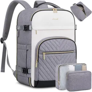 LOVEVOOK Travel Backpack for Women,40L Carry On Backpack for Airplanes,17.3 Inch Laptop Personal Item Travel Bag