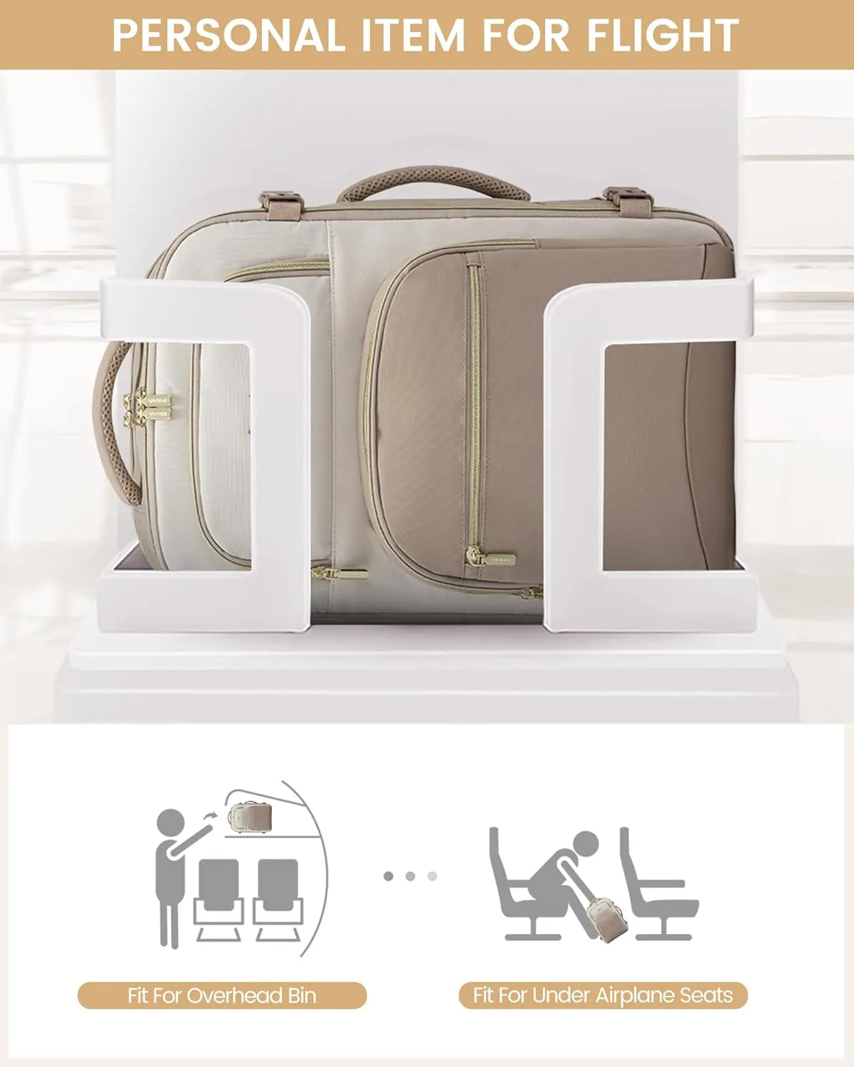 LOVEVOOK Travel Essentials Carry on Backpack 40L Travels Backpack for Women,Waterproof TSA Personal Item Travels Bag Airline Flight Approved,Large Carry on Luggage Laptop Backpack with Packing Cubes
