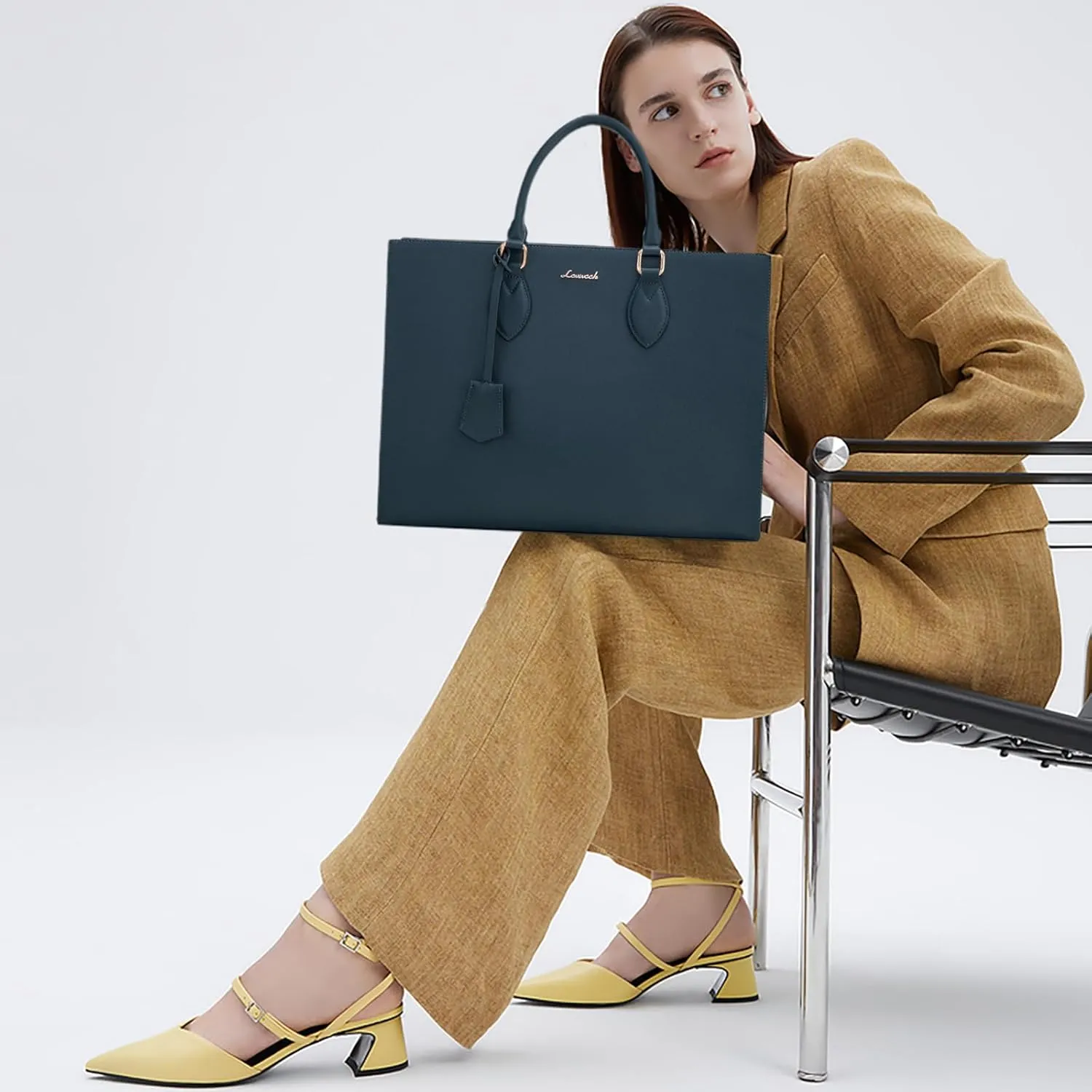 LOVEVOOK Women's 15.6 Inch Laptop Tote Briefcase Business Office Bag