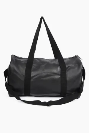 Luxurious Solid Duffle Bag for Unisex( Black )
