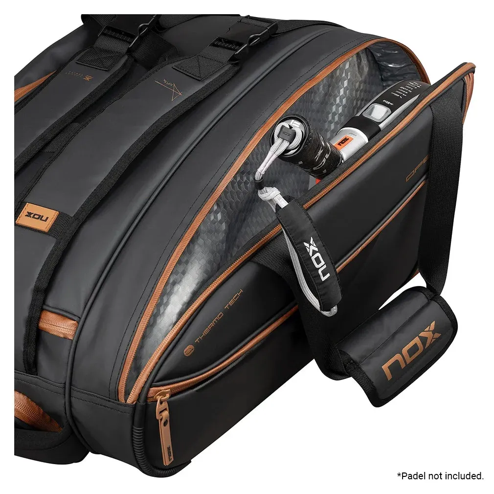 Luxury Open Series Padel Bag Black and Brown