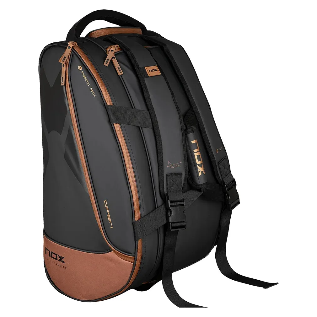 Luxury Open Series Padel Bag Black and Brown