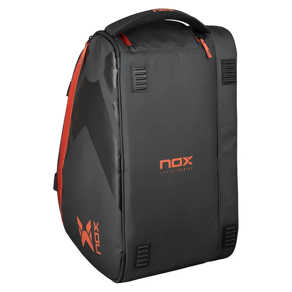 Luxury Open Series Padel Bag Black and Red