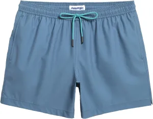 maamgic Mens Boys 80s 90s Vintage 4 Way Stretch Swim Trunks with Mesh Lining Quick Dry Swim Suits Board Shorts