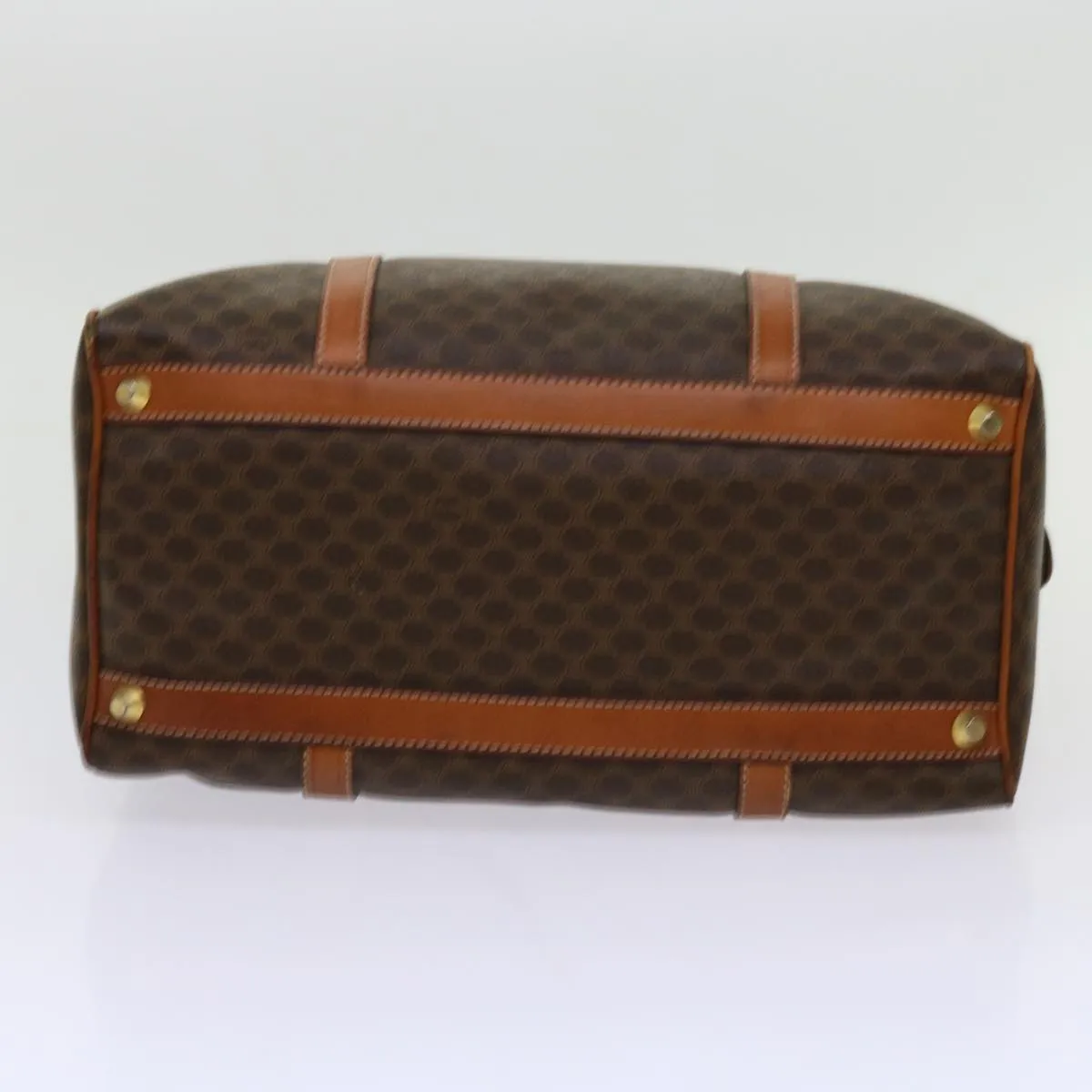 Macadam PVC Celine Canvas yk11406 Quality VIP-only deal Auth Boston Brown Top Bag Remote-controlled