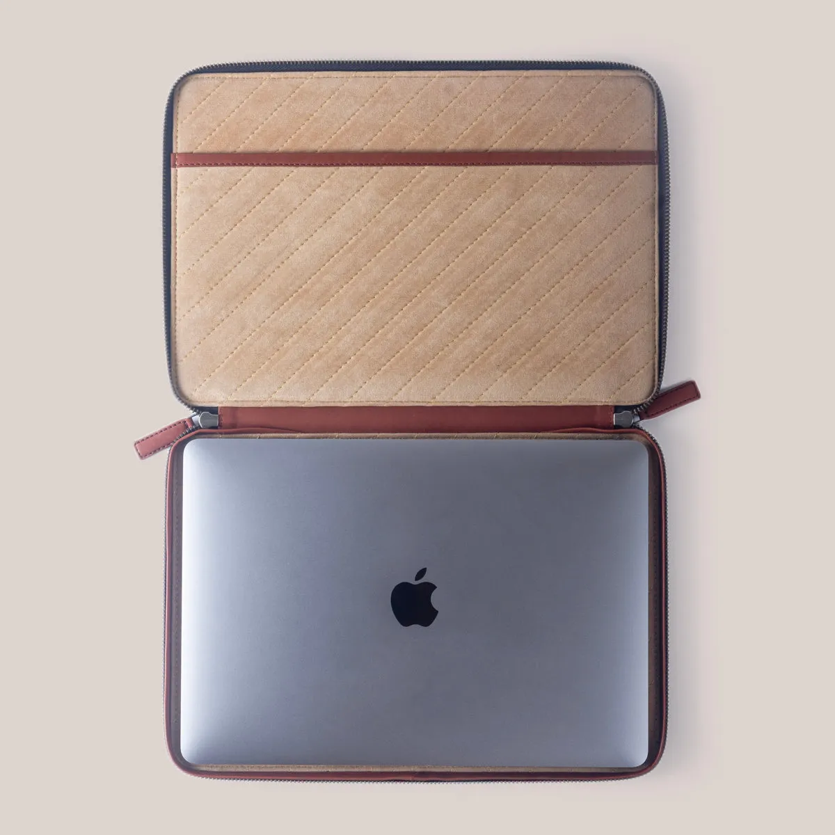 MacBook Air 13 Zippered Laptop Case - Vintage Tan
