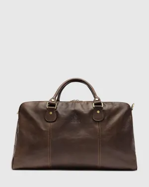 Magellan Matt Chocolate - Leather Duffle Bag