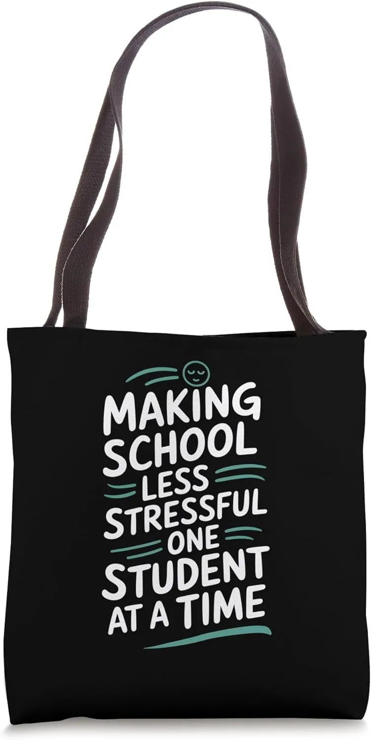 Making School Less Stressful One Student School Psych Tote Bag