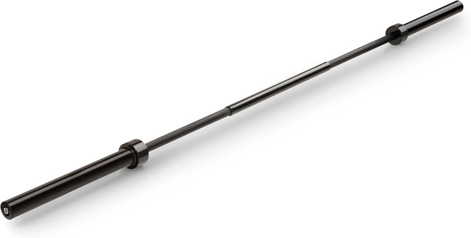 Marcy 7 ft Straight Barbell 30lb Olympic Weightlifting Barbell with 2-inch Diamater for Home Garage Gym Strength Training, Squat, Deadlift for Home GymTRB-84