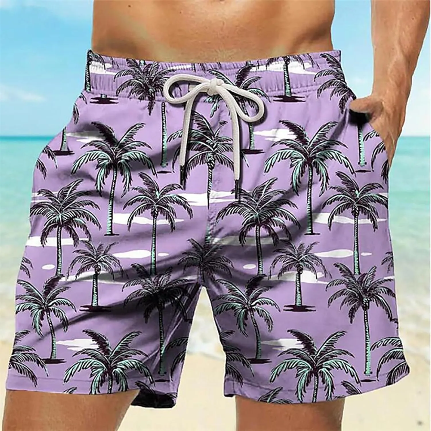 Matching Cruise Outfits for Couples Print 3D Shorts Fun Size Beach Sports Men's Pants Shorts Men Small Mens Swim