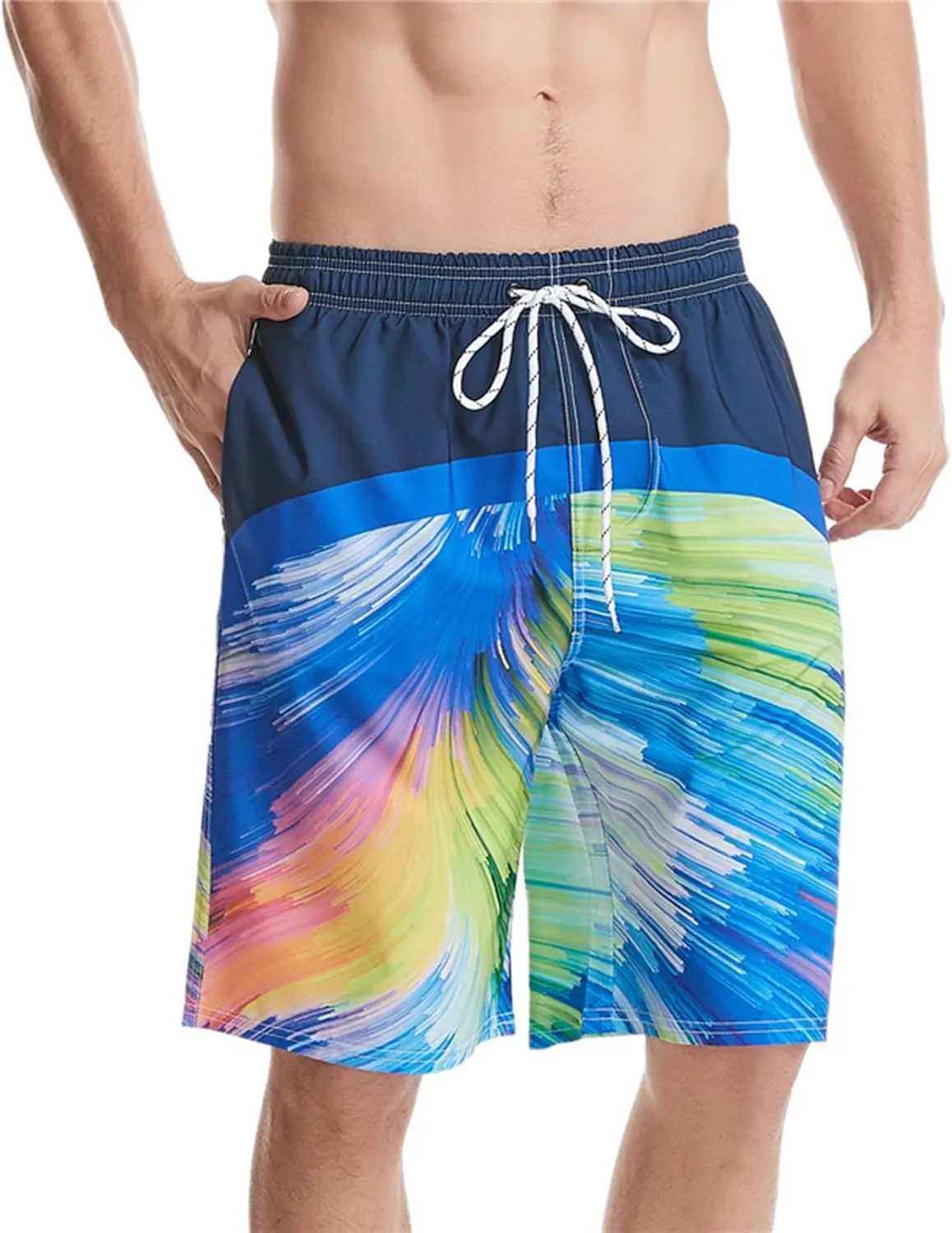 Men Beach Strapped Beach Fit Sport Casual Shorts Pants Mens Cargo Shorts 5 Inch Hiking Short Cotton Swim