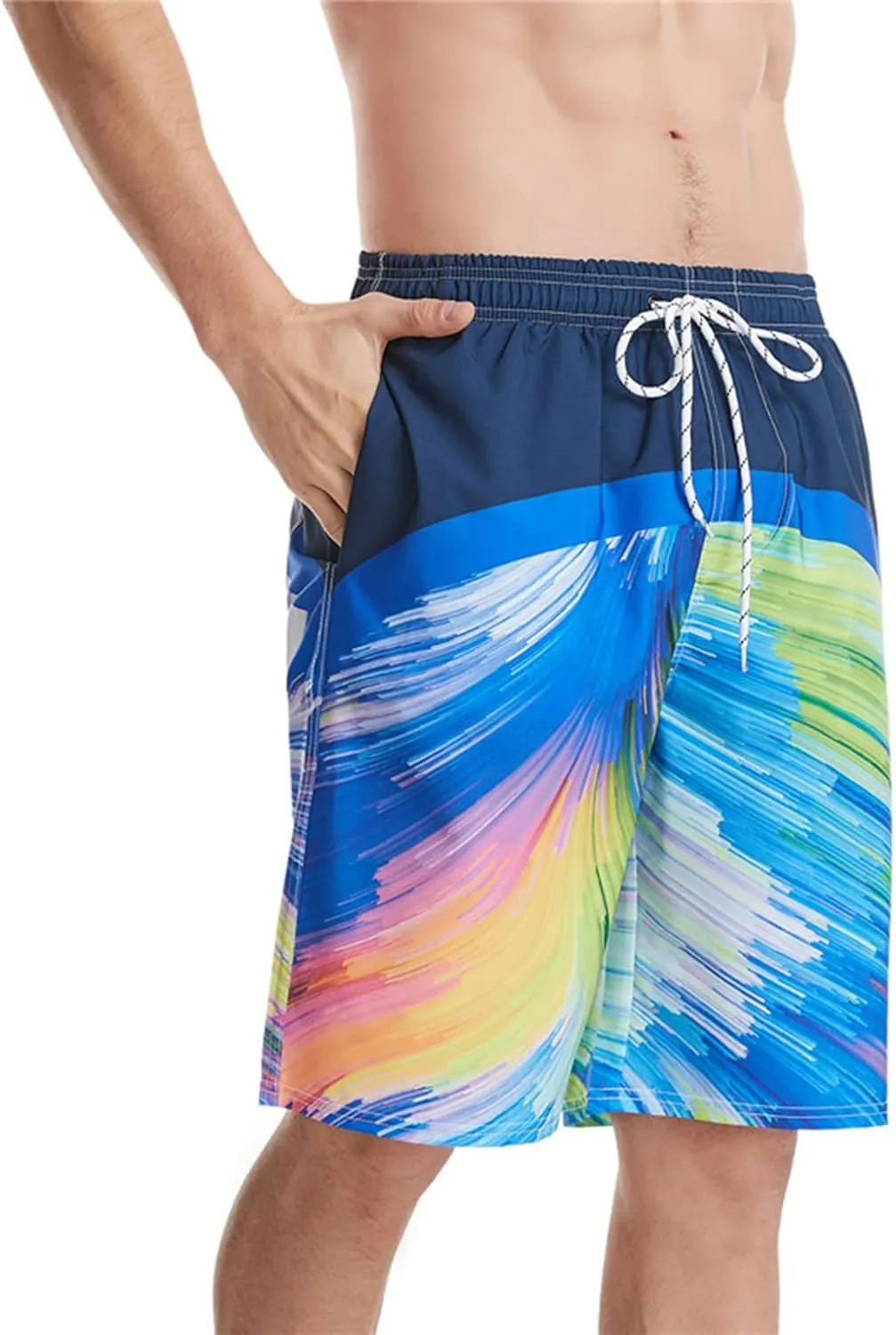 Men Beach Strapped Beach Fit Sport Casual Shorts Pants Mens Cargo Shorts 5 Inch Hiking Short Cotton Swim