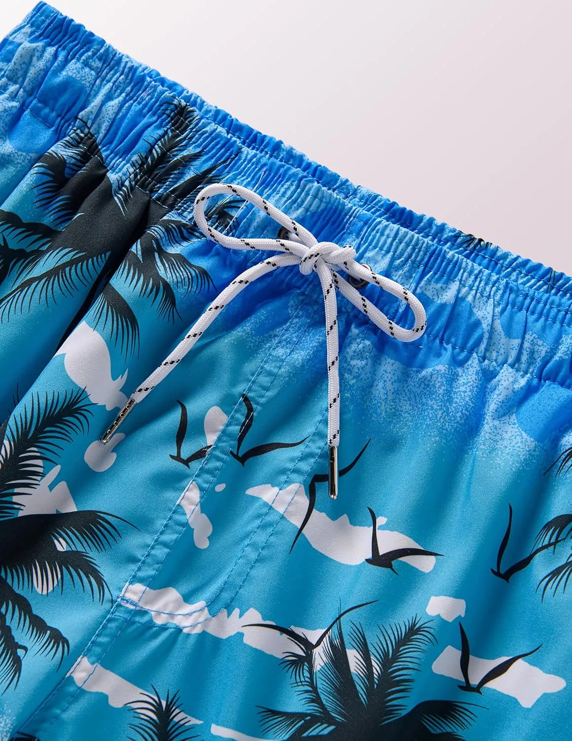 Men's 9" Quick Dry Swim Trunks with Mesh Lining and Cargo Pockets, Beach Shorts Bathing Suits