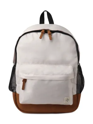 Men's Riley Solid Backpack,Off White