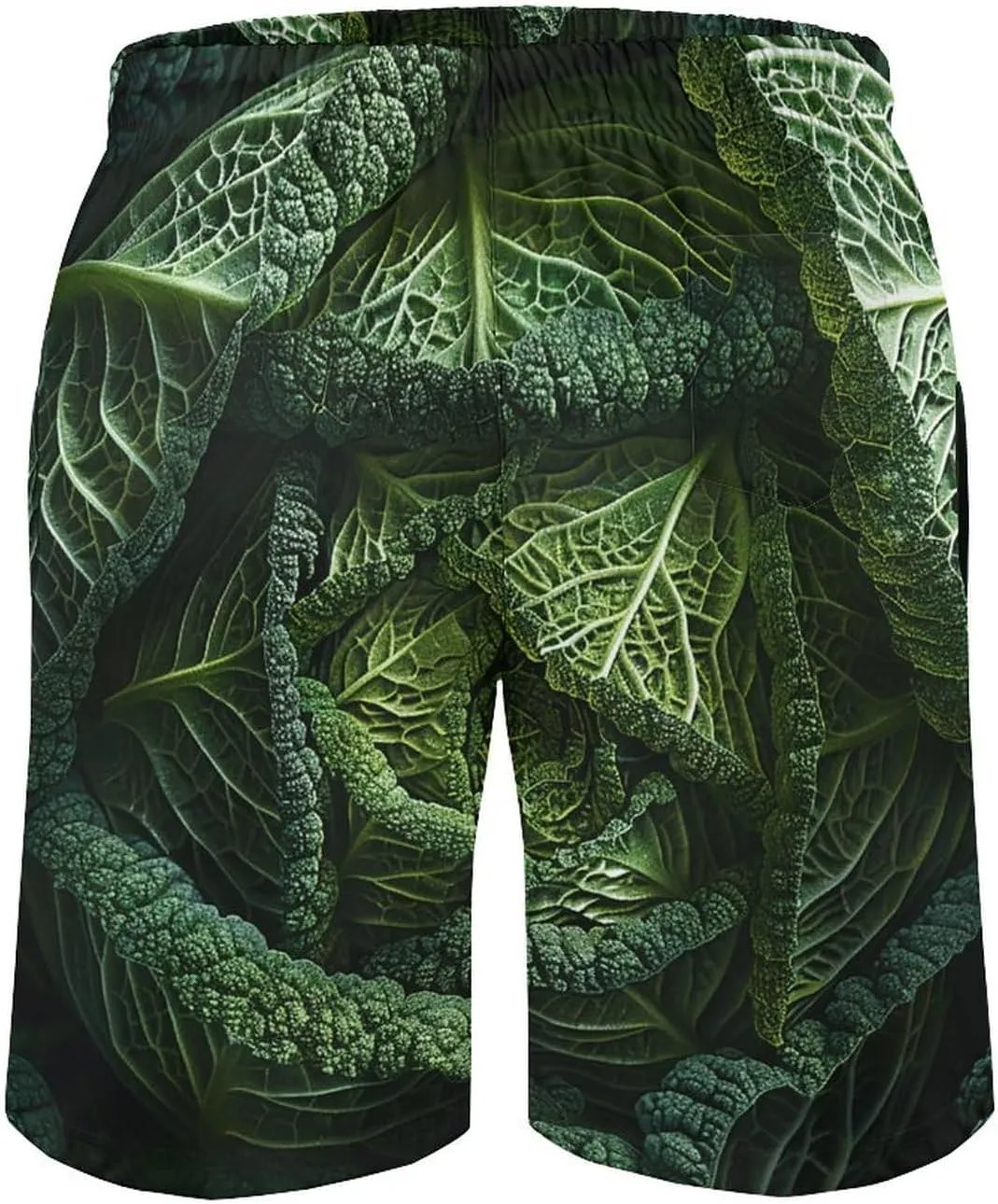 Mens Swim Trunks Quick Dry Swim Shorts with Mesh Lining Beach Shorts Extra Large Cabbage Swimwear Bathing Suits