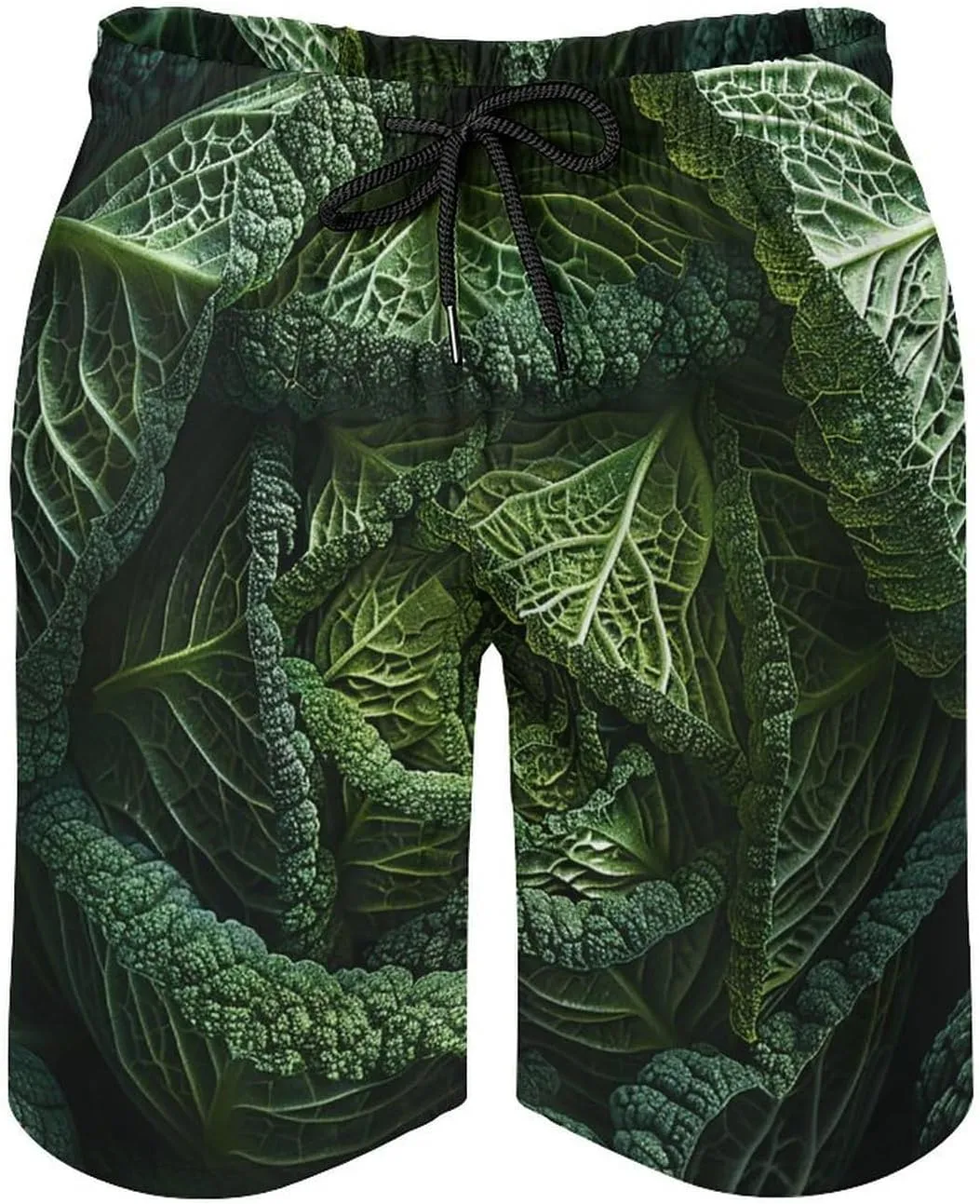 Mens Swim Trunks Quick Dry Swim Shorts with Mesh Lining Beach Shorts Extra Large Cabbage Swimwear Bathing Suits