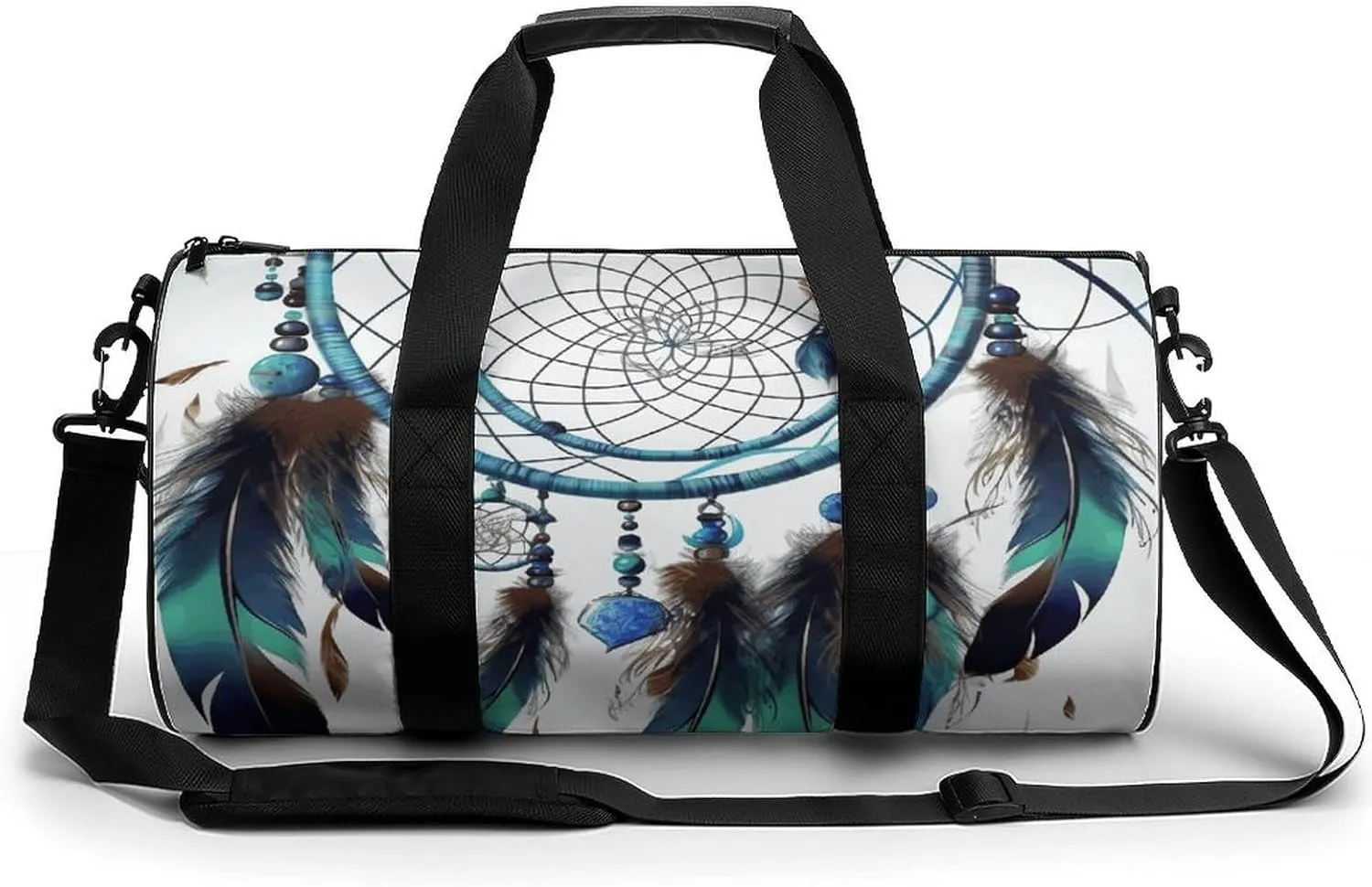 Mens Womens Gym Bag, Native American Dream Catcher Print Duffle Bags,travel Gym Duffle Bag,garment Duffle Bag,gym Bag with Shoe Compartment
