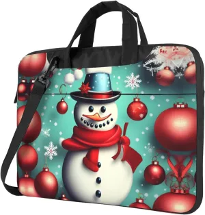 Merry Christmas Day Laptop Bag - Shockproof & Stylish Laptop Handbag For Unique And Safe Laptop Transportation