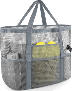 Mesh Beach Bag - Large Tote Bag for Family, Toys & Vacation Essentials