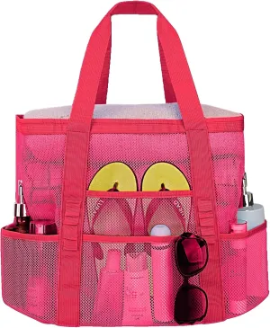 Mesh Beach Bags for Women - Plus Waterproof Sandproof Tote Bag