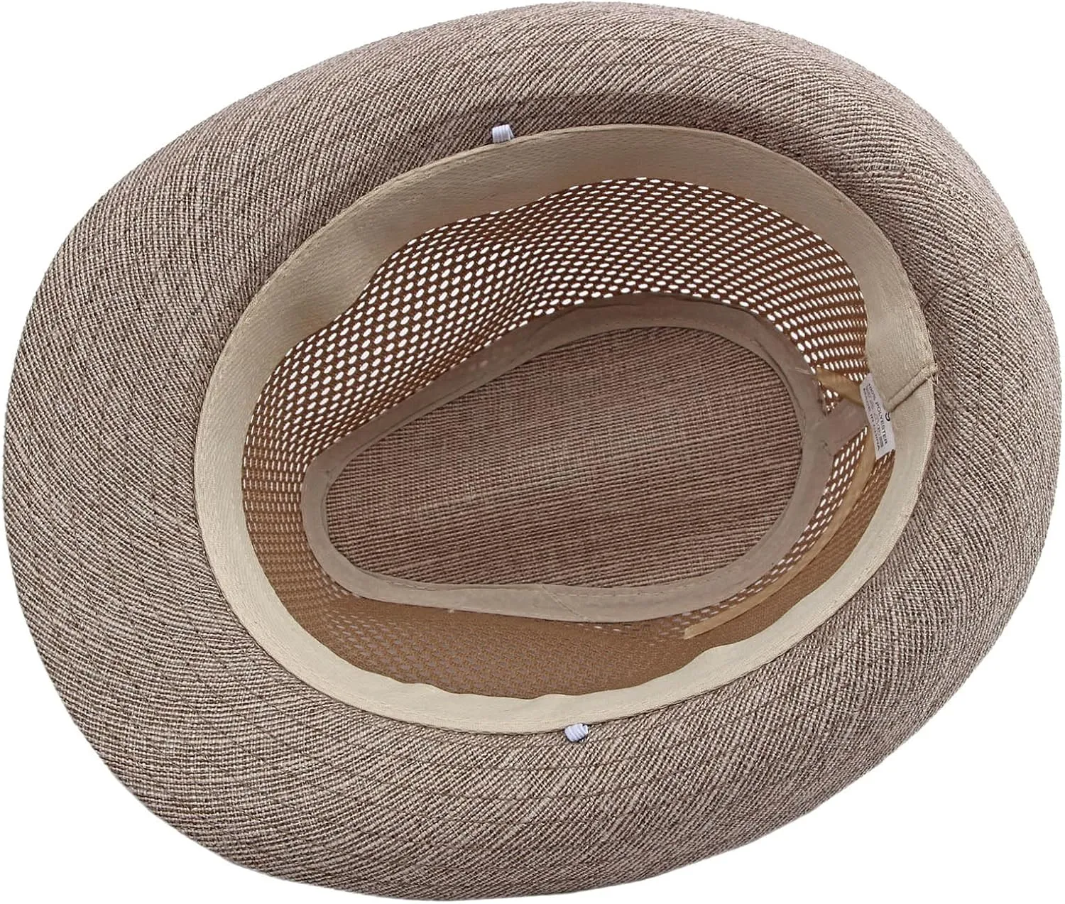 Mesh Fedora Hat for Men Summer Fedora Hats Trilby Hat Sun Beach Hat Panama Hat, 55-61cm