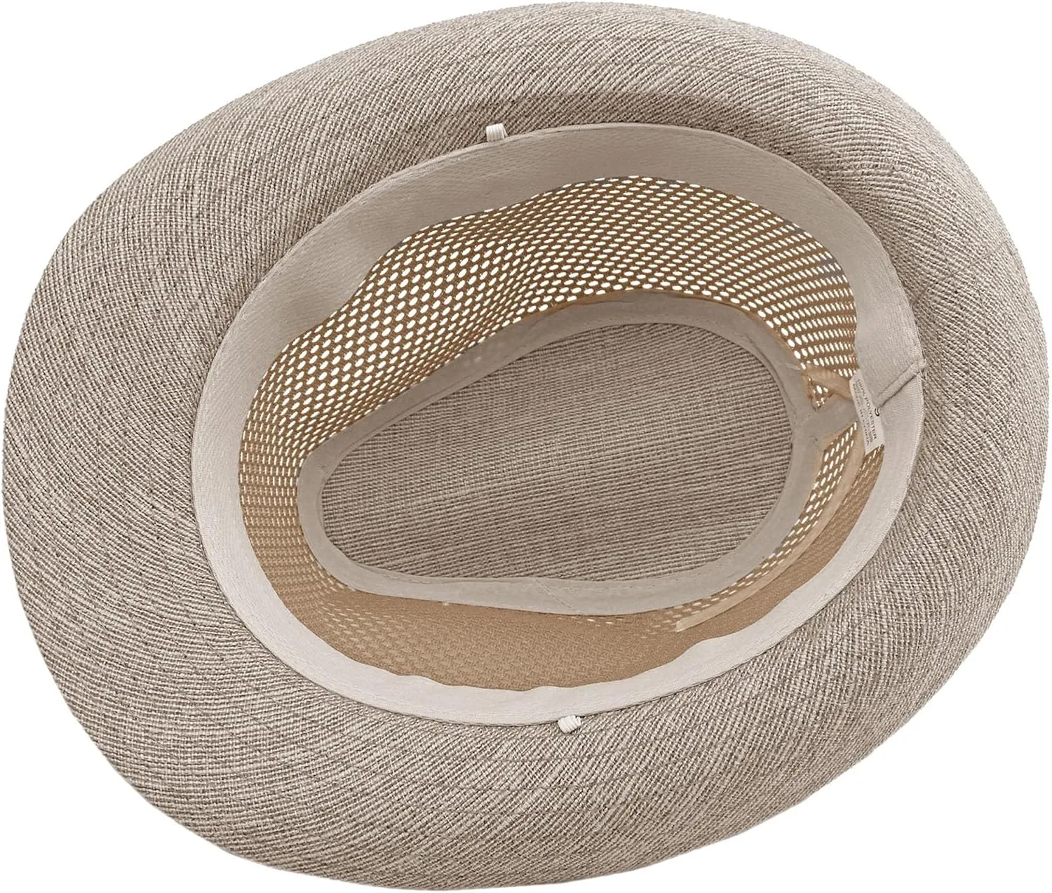 Mesh Fedora Hat for Men Summer Fedora Hats Trilby Hat Sun Beach Hat Panama Hat, 55-61cm