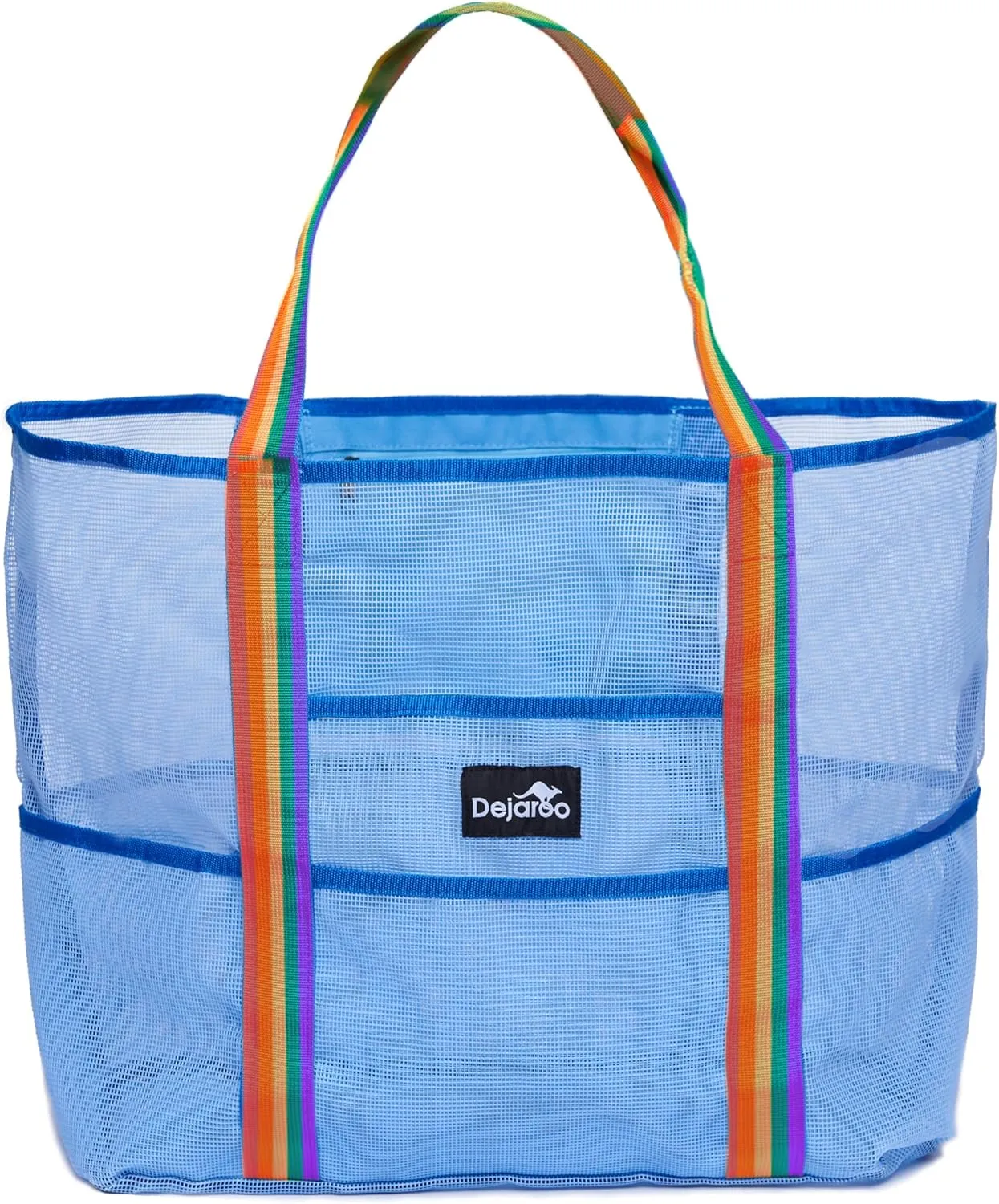 Mesh Sand Free Bag - Strong Lightweight Bag For Beach & Vacation Essentials. Tons of Storage!