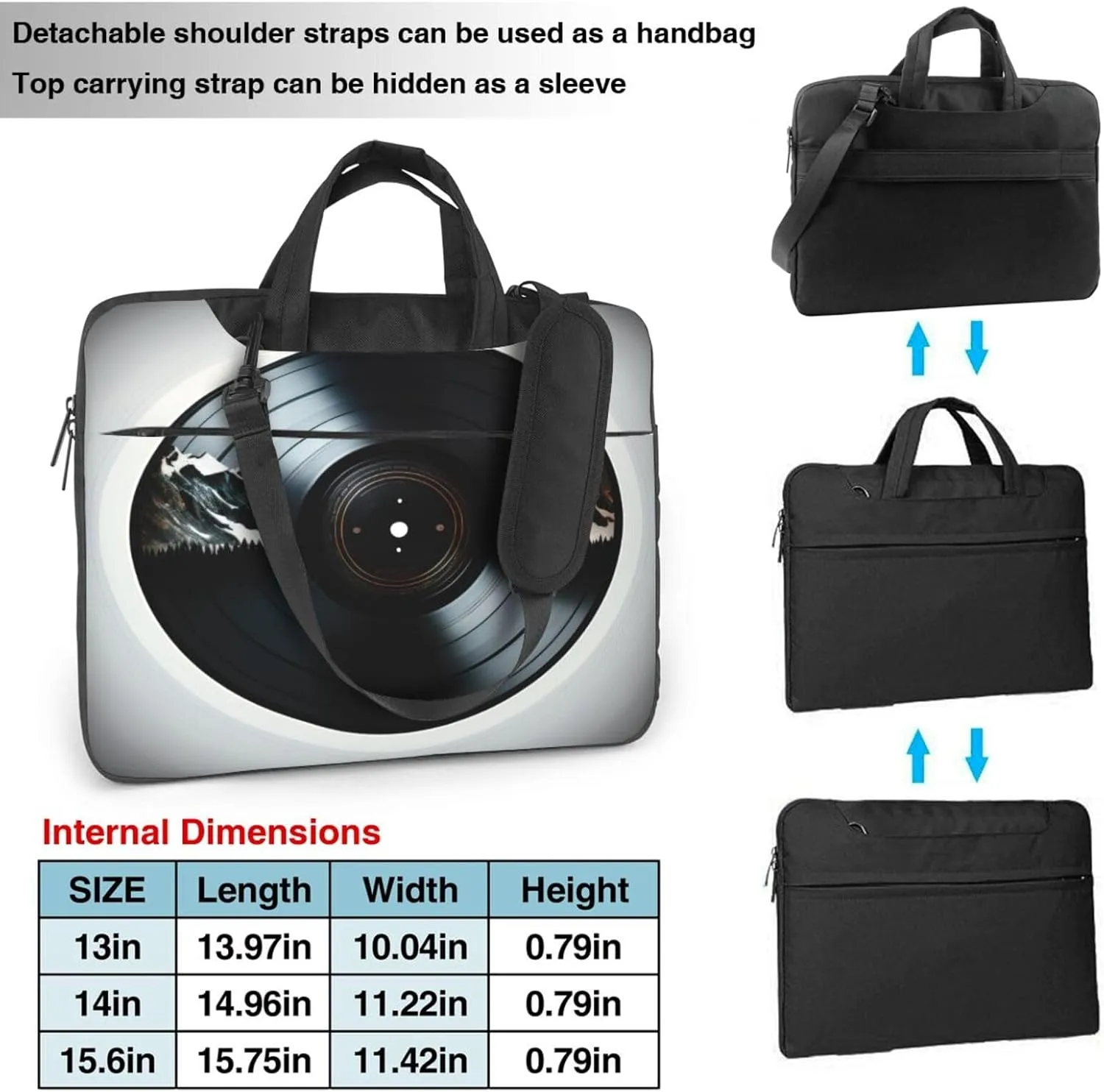 Mexican Skull Laptop Bag, 15.6 inch Laptop Case Shoulder Messenger Bag Briefcase Computer Bag for Men Women