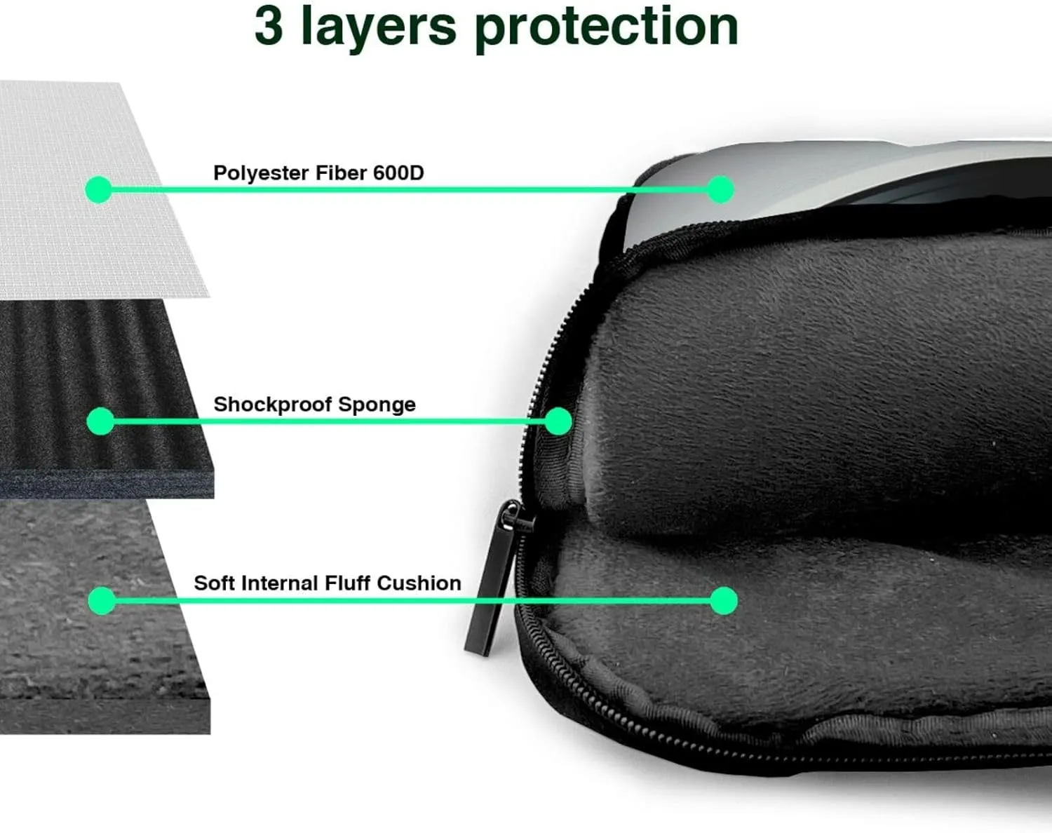 Mexican Skull Laptop Bag, 15.6 inch Laptop Case Shoulder Messenger Bag Briefcase Computer Bag for Men Women
