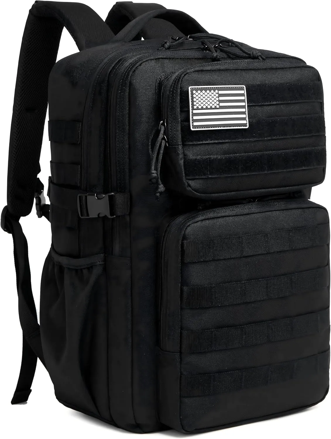Military Tactical Backpack for Men Waterproof Daypack 3 Day Assault Pack Molle Bag with Water Bottle Holder