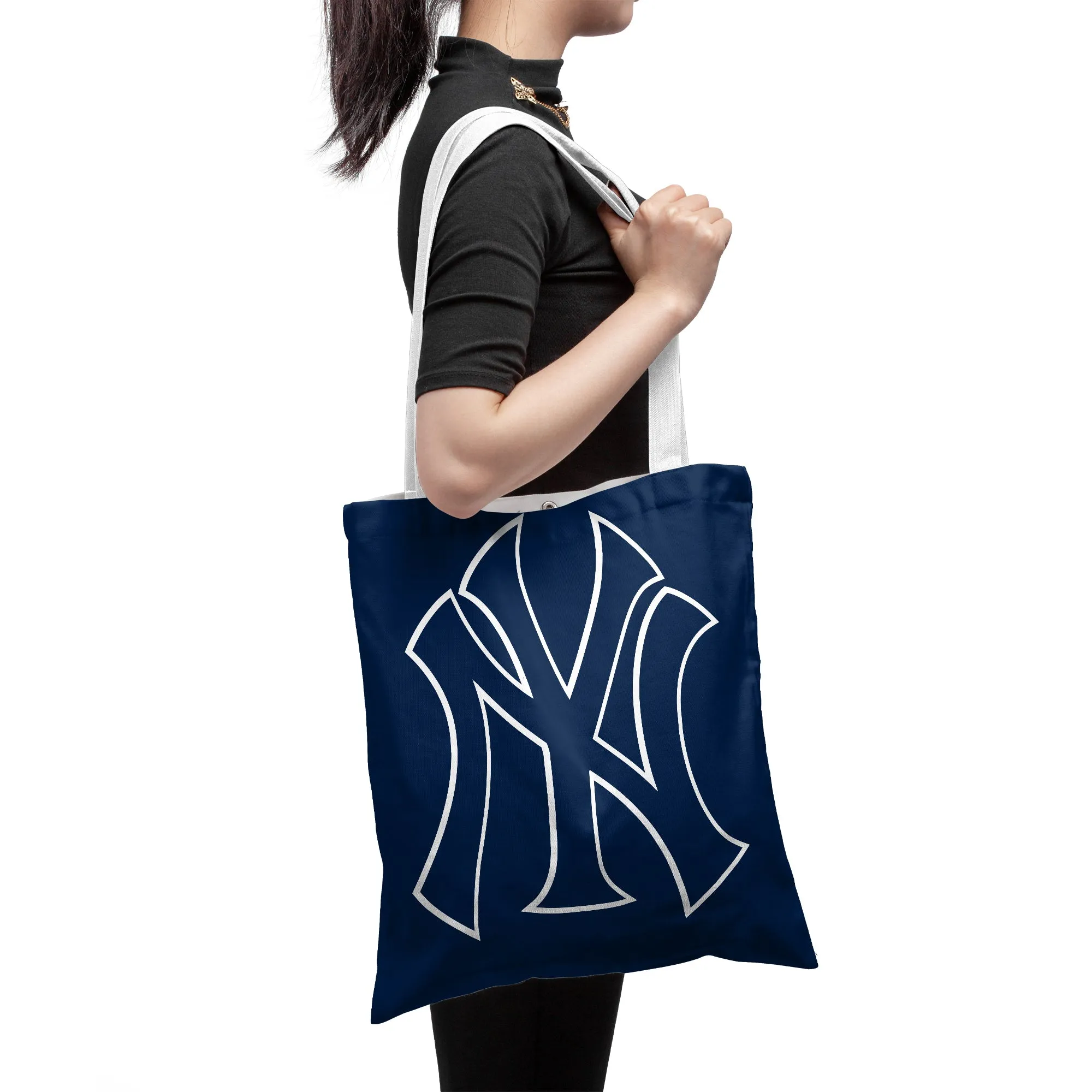 MLB New York Yankees Polyester Canvas Tote Bag - Durable and Stylish