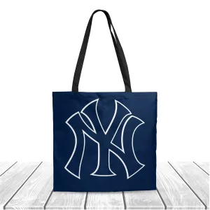 MLB New York Yankees Polyester Canvas Tote Bag - Durable and Stylish