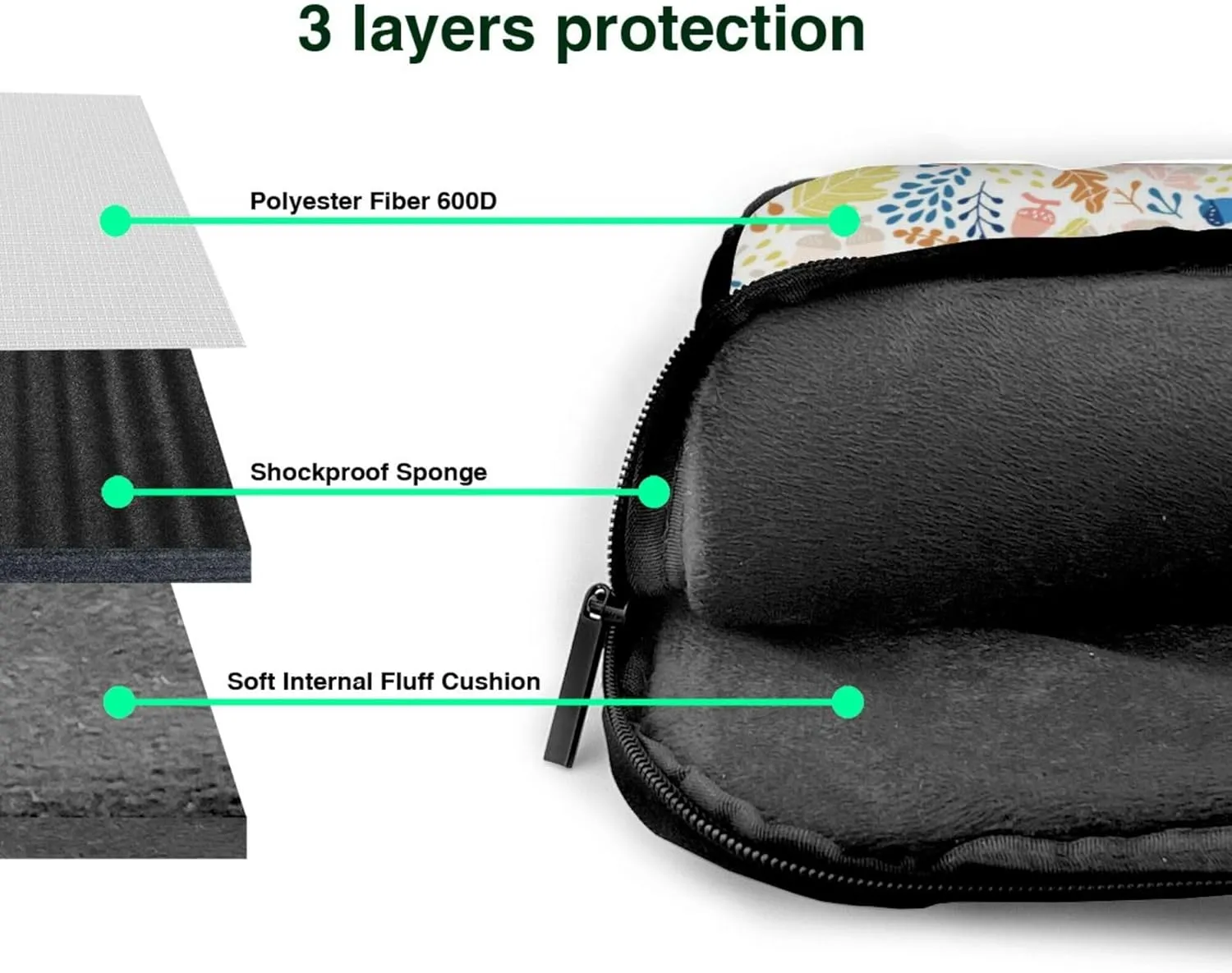 Mount Fuji cherry blossoms Laptop Shoulder Bag ​for Men Women, Computer Carrying Case Messenger Bag with Strap