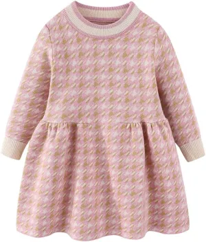Mud Kingdom Little Girls Sweater Dress School Cute Bow