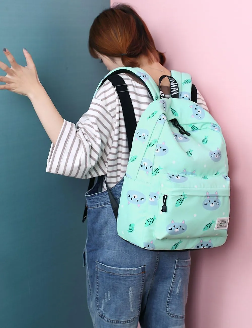 mygreen Kids Backpack, Kawaii Girls Backpack for School