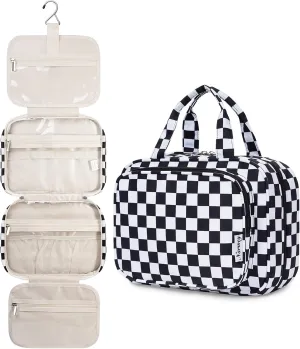 Narwey Large Hanging Toiletry Bag Travel Makeup Bag Cosmetic Organizer for Women and Girls