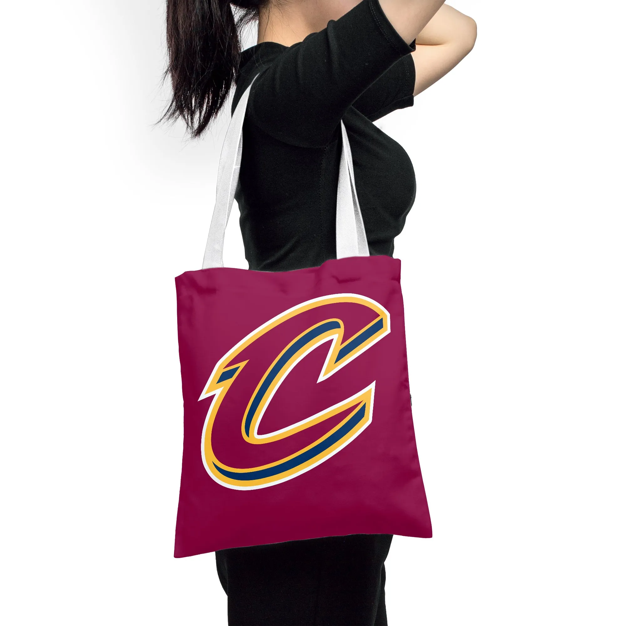 NBA Cleveland Cavaliers Fans Polyester Canvas Tote Bag - Durable and Stylish