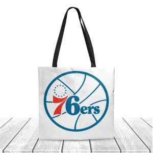 NBA Philadelphia 76ers All Star Polyester Canvas Tote Bag - Durable and Stylish