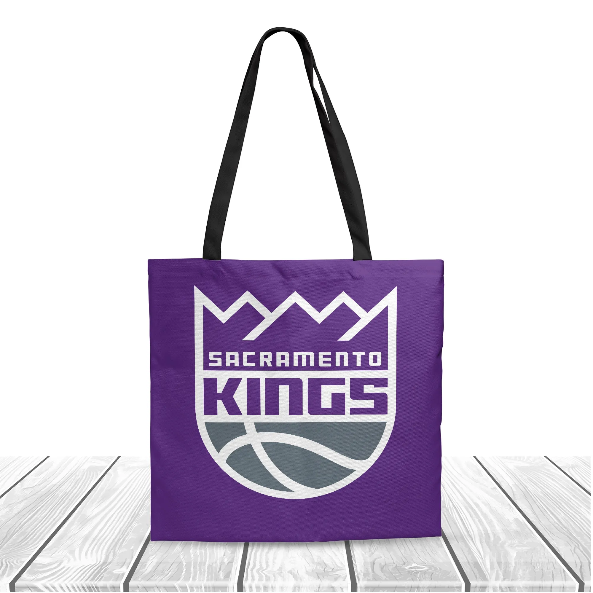 NBA Sacramento Kings Fans Polyester Canvas Tote Bag – Durable and Stylish