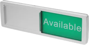 Neon Sign Restroom Door Slider Sign for Office Public Toilet Accessory