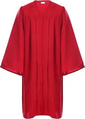 Newrara Unisex Premium Matte Graduation Gown Only