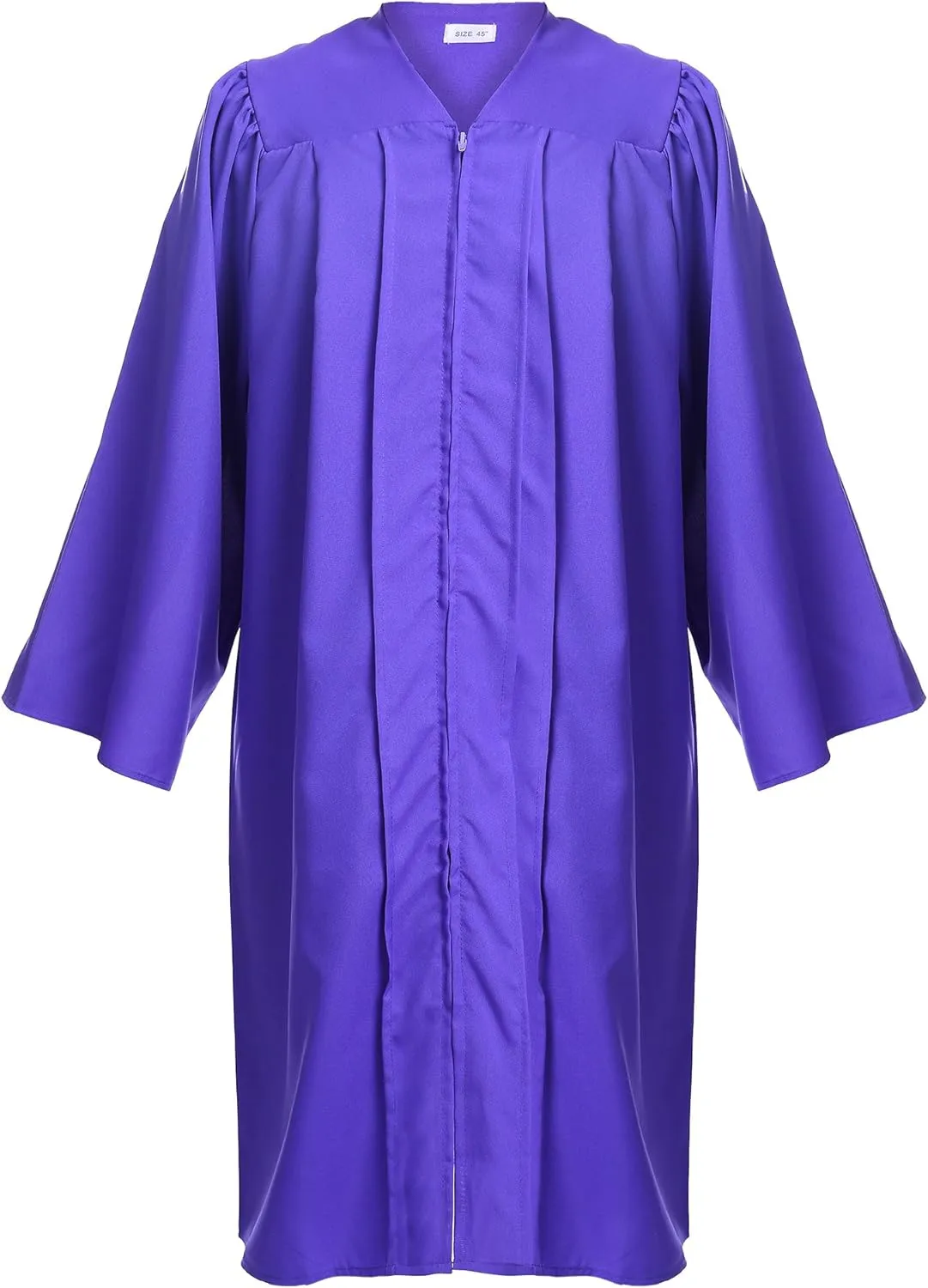 Newrara Unisex Premium Matte Graduation Gown Only