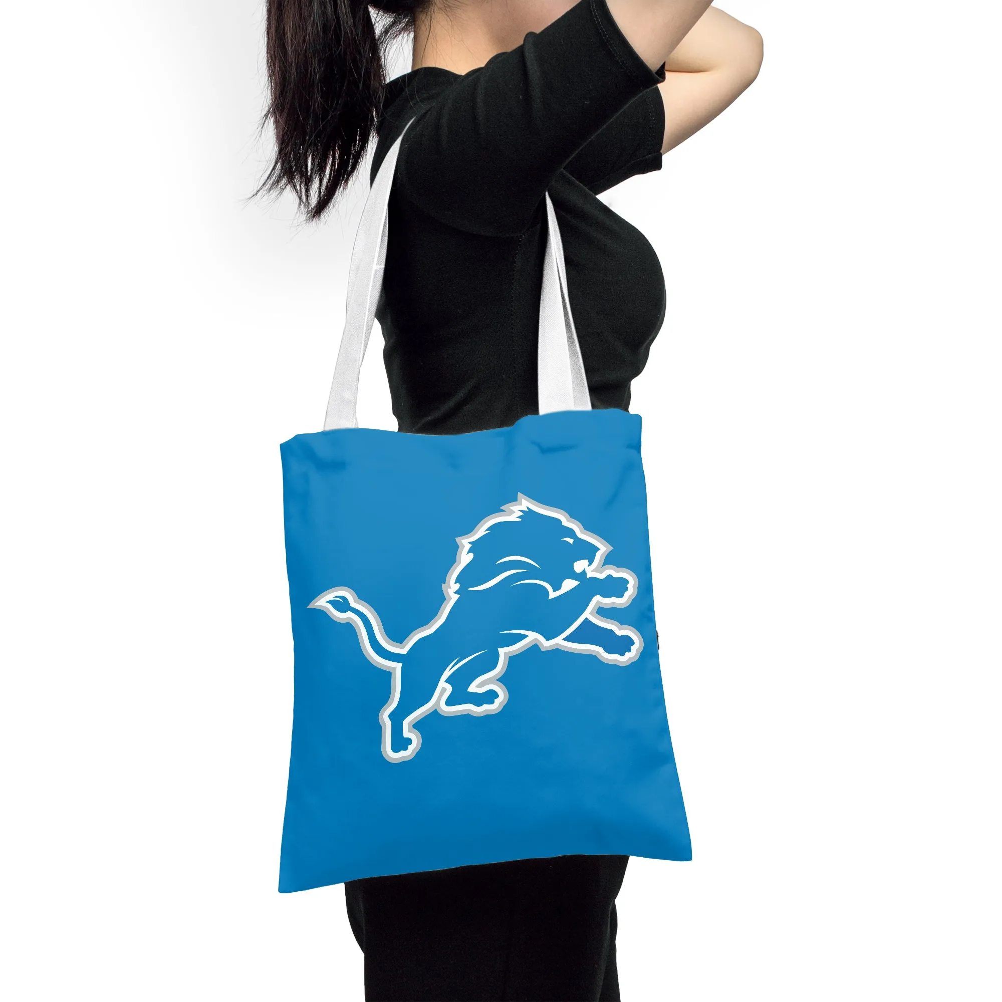 NFL Detroit Lions NFL Fans Polyester Canvas Tote Bag – Durable and Stylish