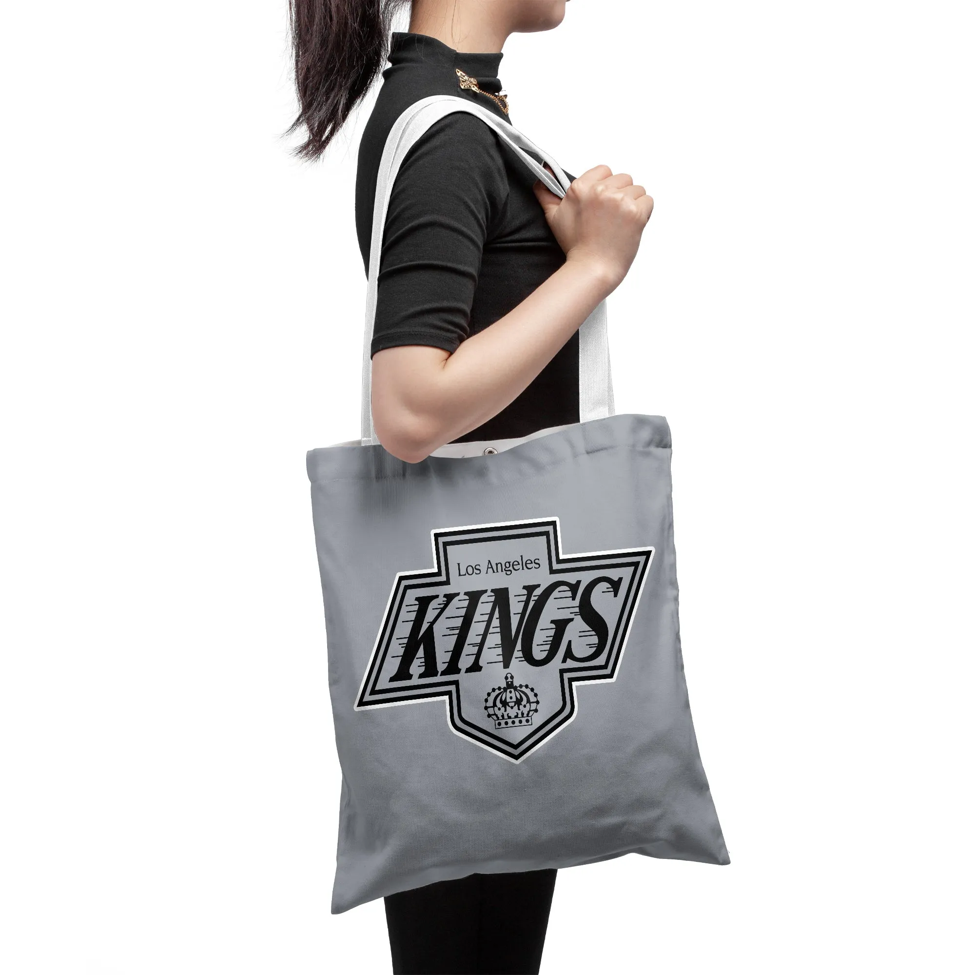 NHL Los Angeles Kings Polyester Canvas Tote Bag – Durable and Stylish